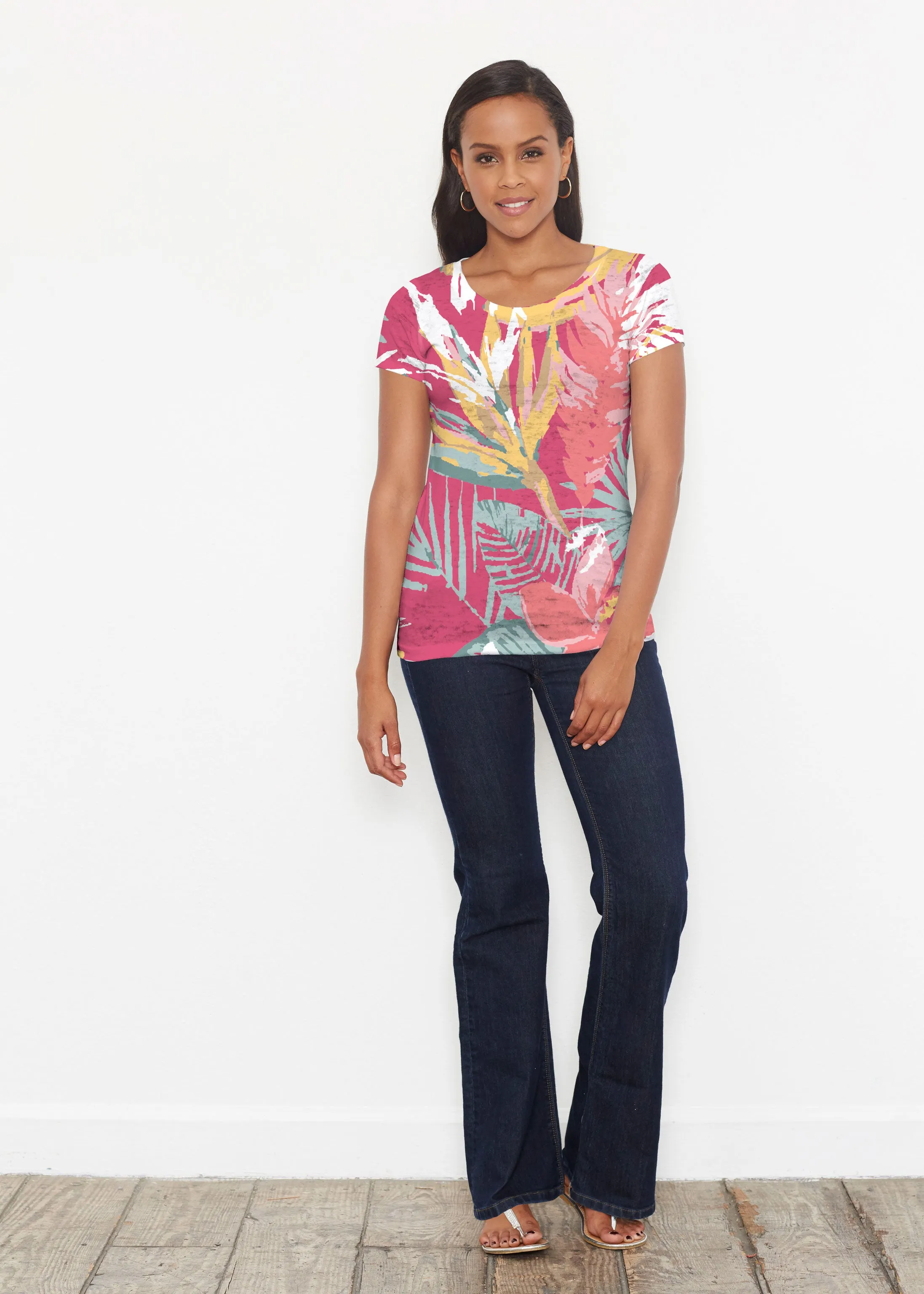 Havana (16152) ~ Signature Short Sleeve Scoop Shirt
