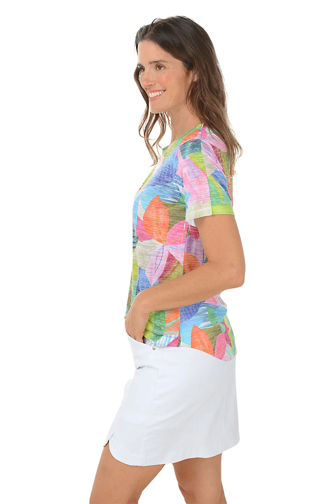 Hideaway Short Sleeve Burnout Tee