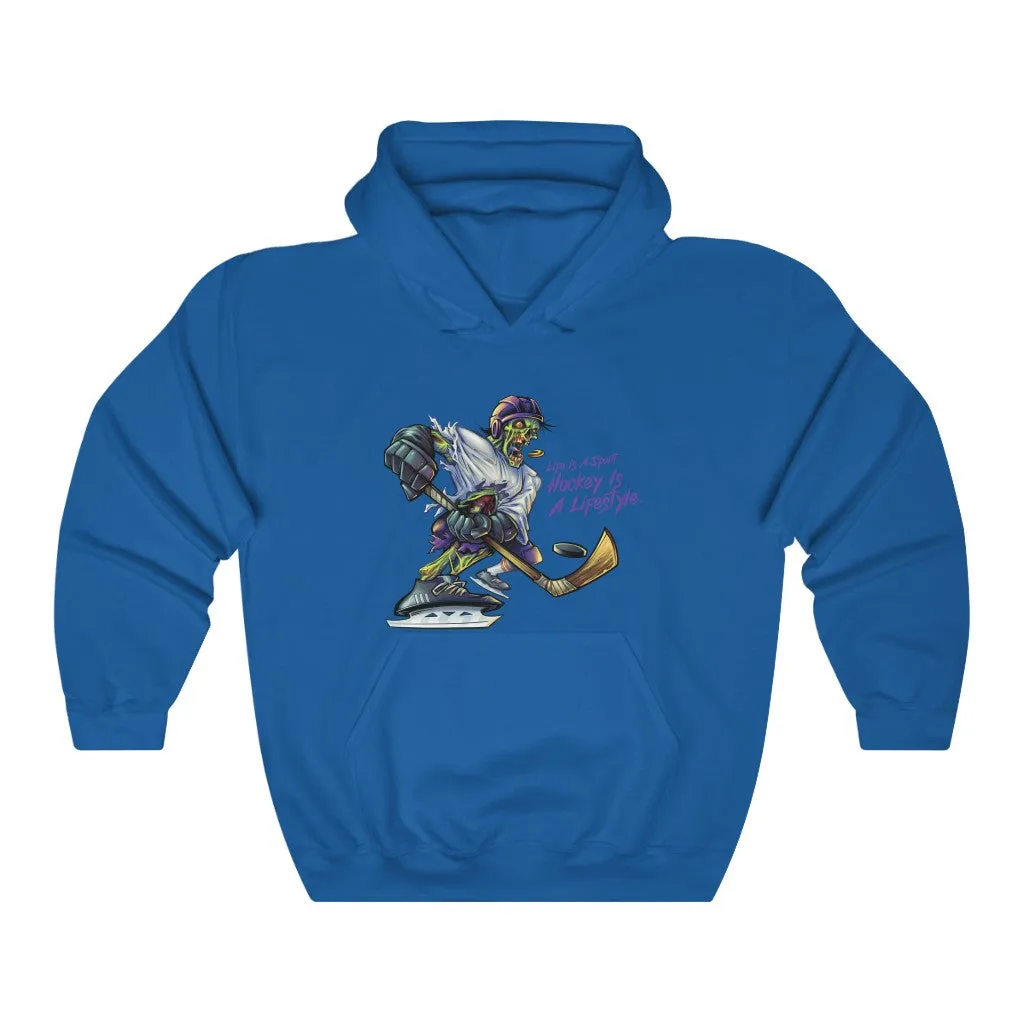 Hockey Slap Shot Premium Graphic Hoodie