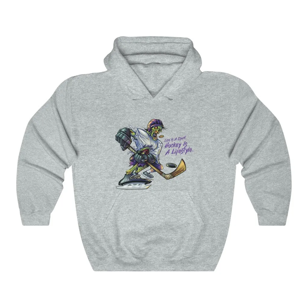 Hockey Slap Shot Premium Graphic Hoodie