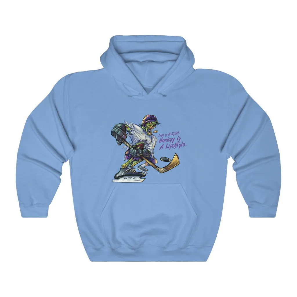 Hockey Slap Shot Premium Graphic Hoodie