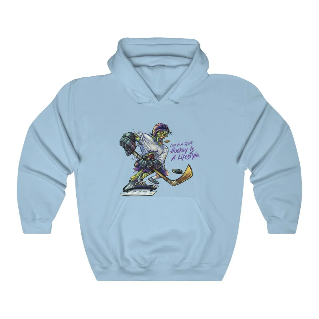 Hockey Slap Shot Premium Graphic Hoodie