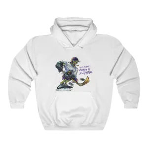 Hockey Slap Shot Premium Graphic Hoodie