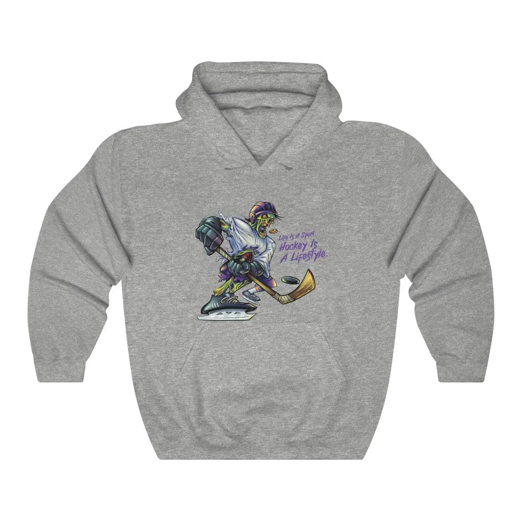 Hockey Slap Shot Premium Graphic Hoodie