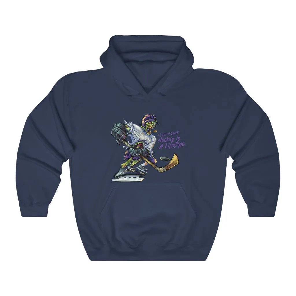 Hockey Slap Shot Premium Graphic Hoodie