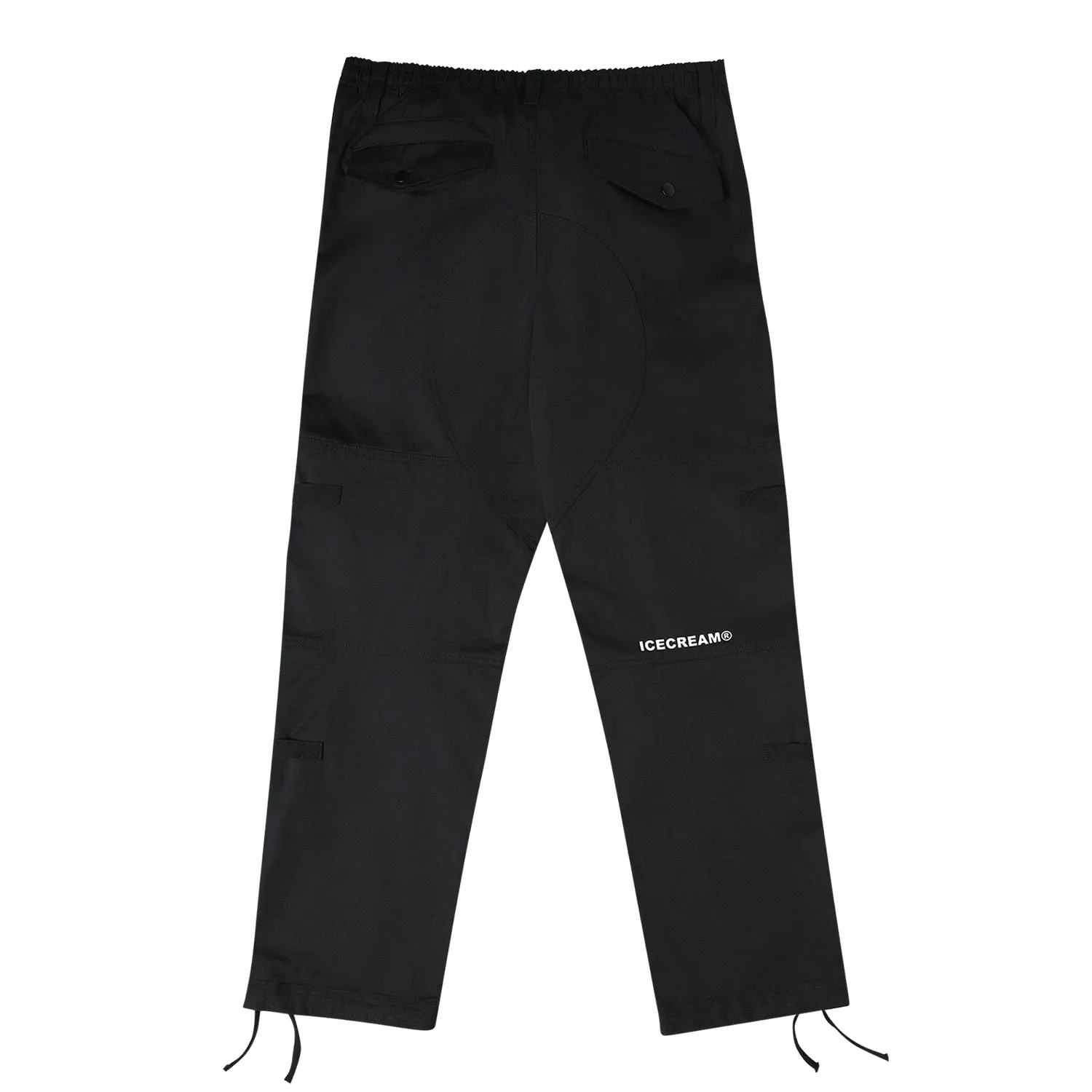 ICECREAM Men Big Bag Pants Black