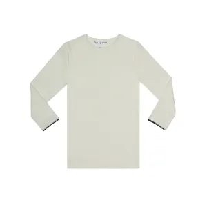 Ivory ribbed shell by Little Parni