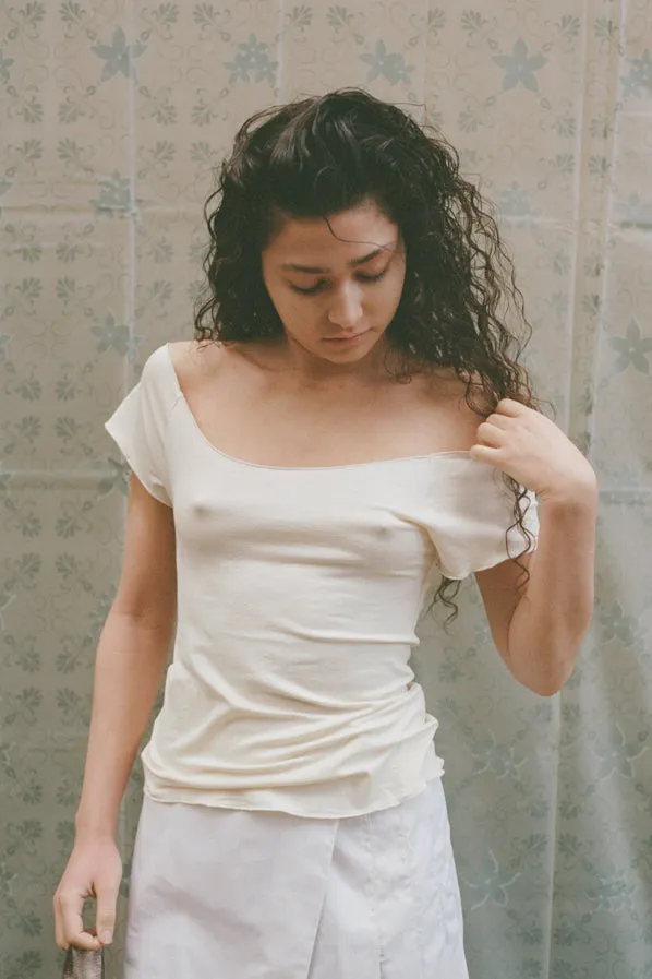 JOYCE TOP, IVORY
