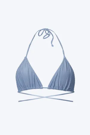 JUNO TRIANGLE HALTERNECK WRAP-AROUND BIKINI TOP