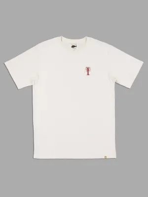 JUST ANOTHER FISHERMAN CRAY SEA TEE - ANTIQUE WHITE