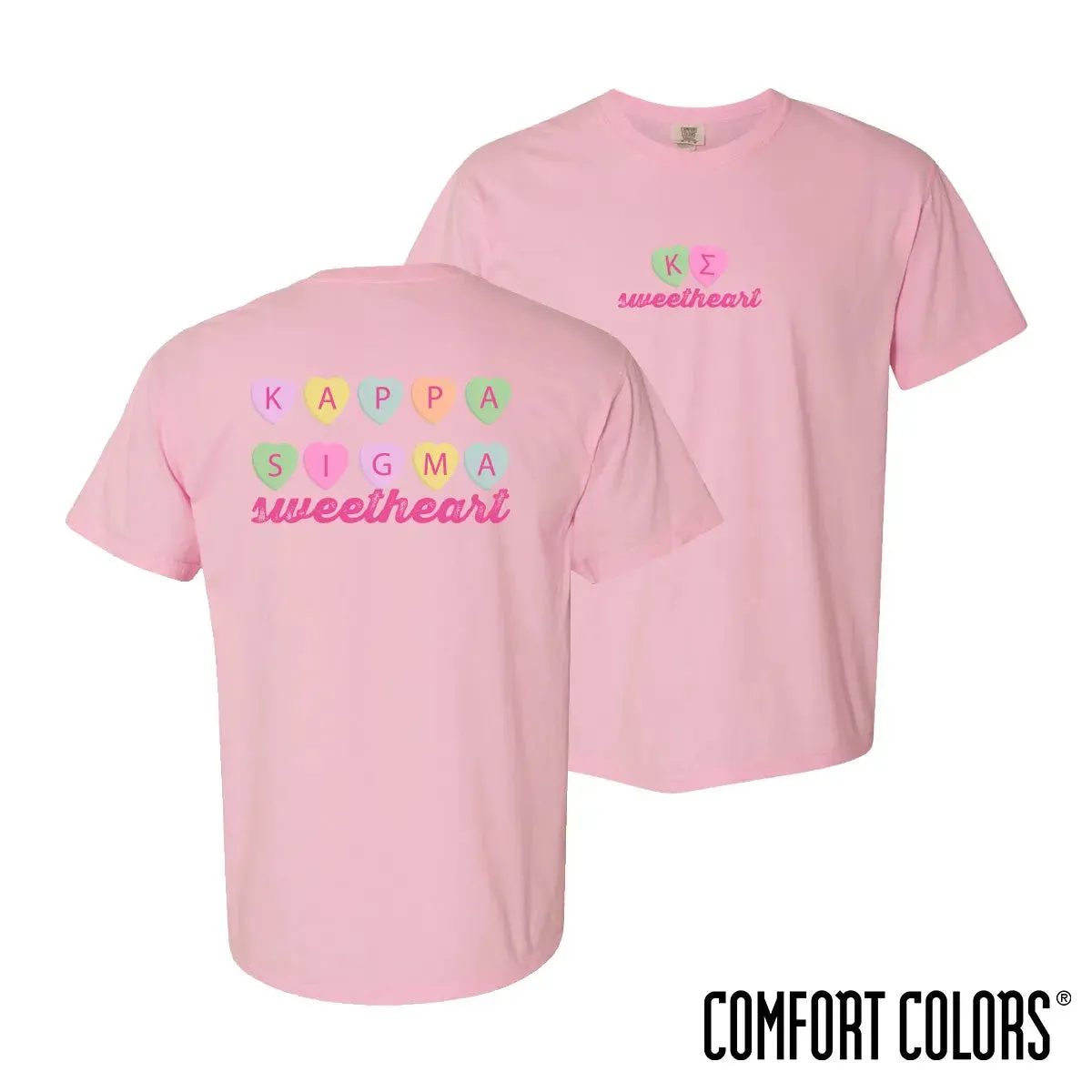 Kappa Sig Candy Hearts Short Sleeve Tee