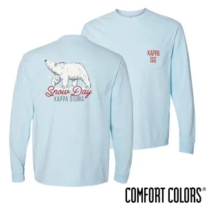Kappa Sig Snow Day Long Sleeve Pocket Tee