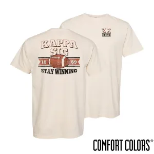 Kappa Sig Stay Winning Football Short Sleeve Tee