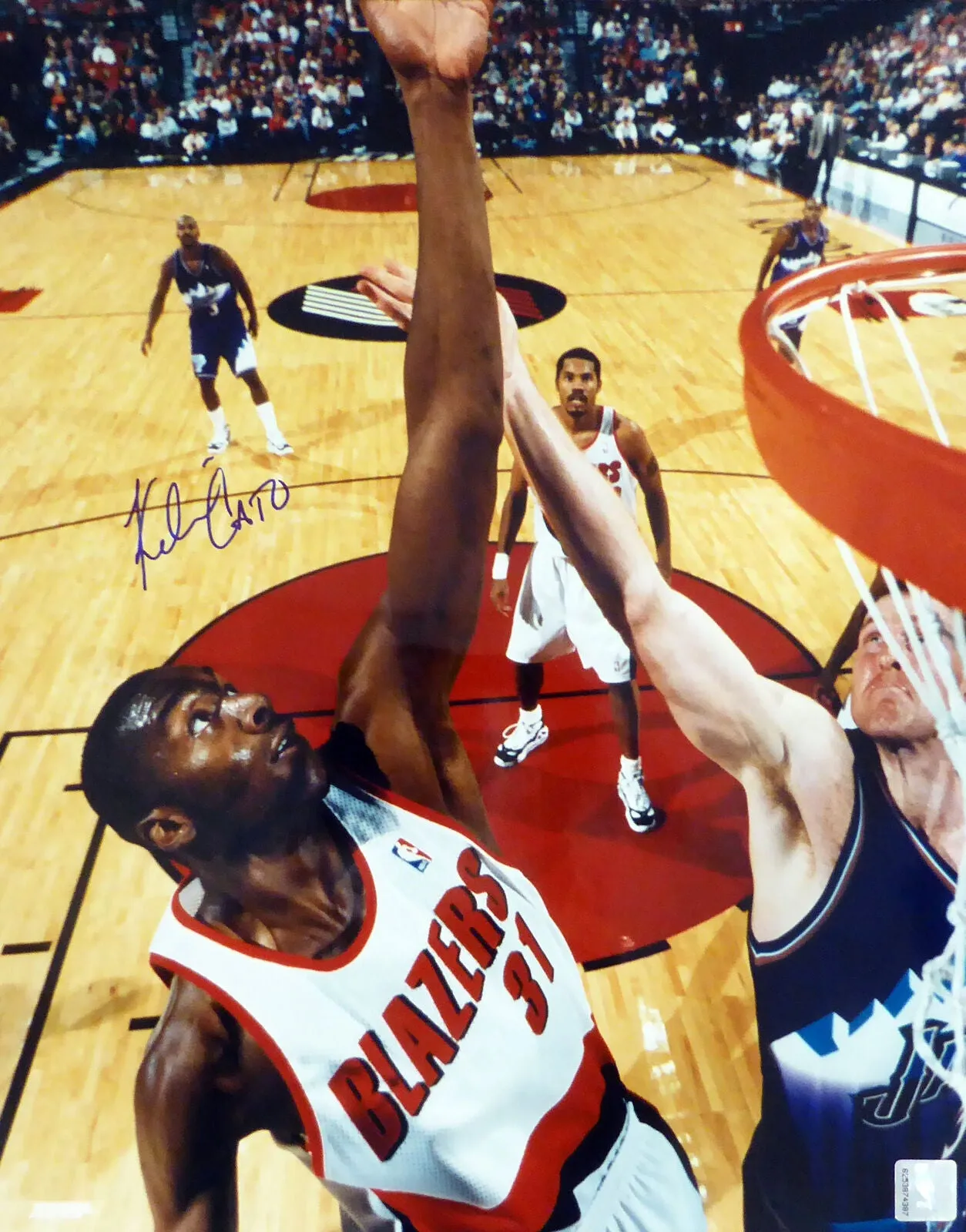 Kevin Cato Autographed Signed 16x20 Photo Portland Trail Blazers SKU #214756