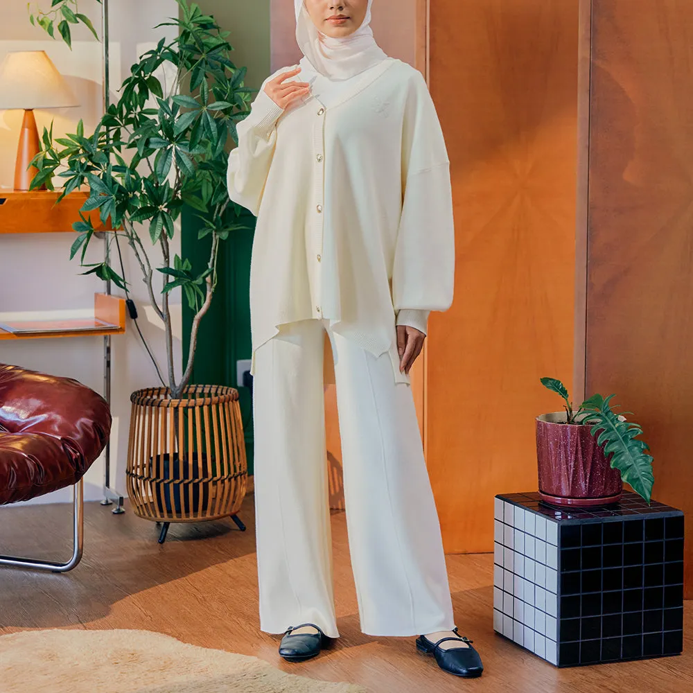 Knitted Cardigan - Off White