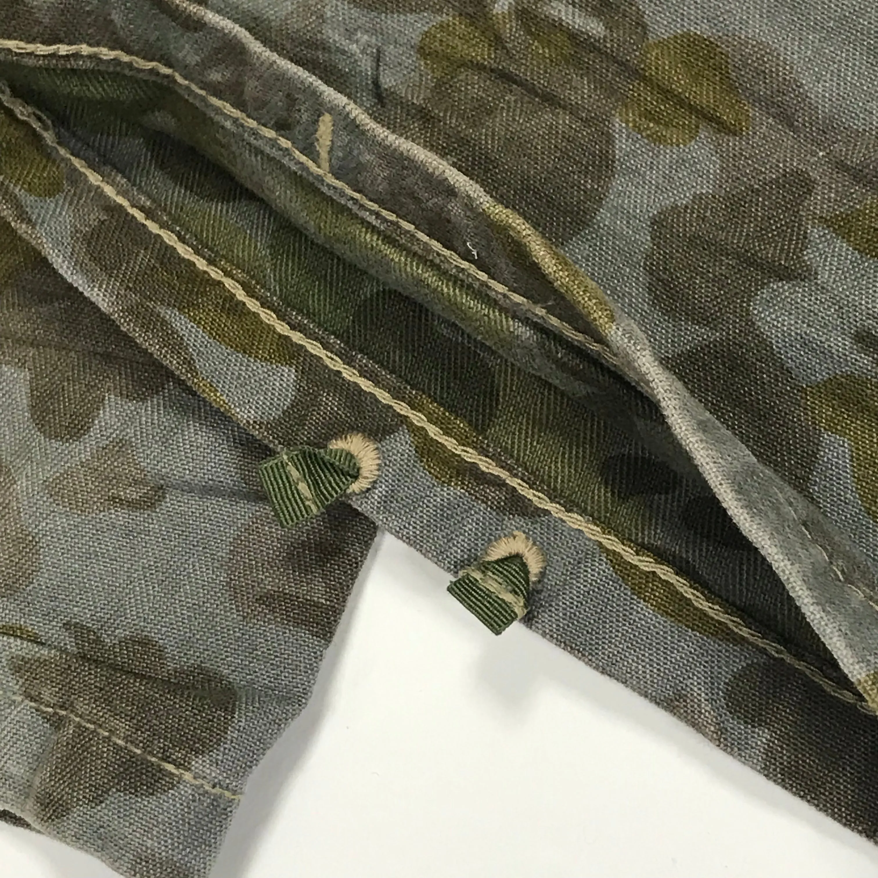 [L] A Bathing Ape Ursus Bape Camo Cargo Pants Olive