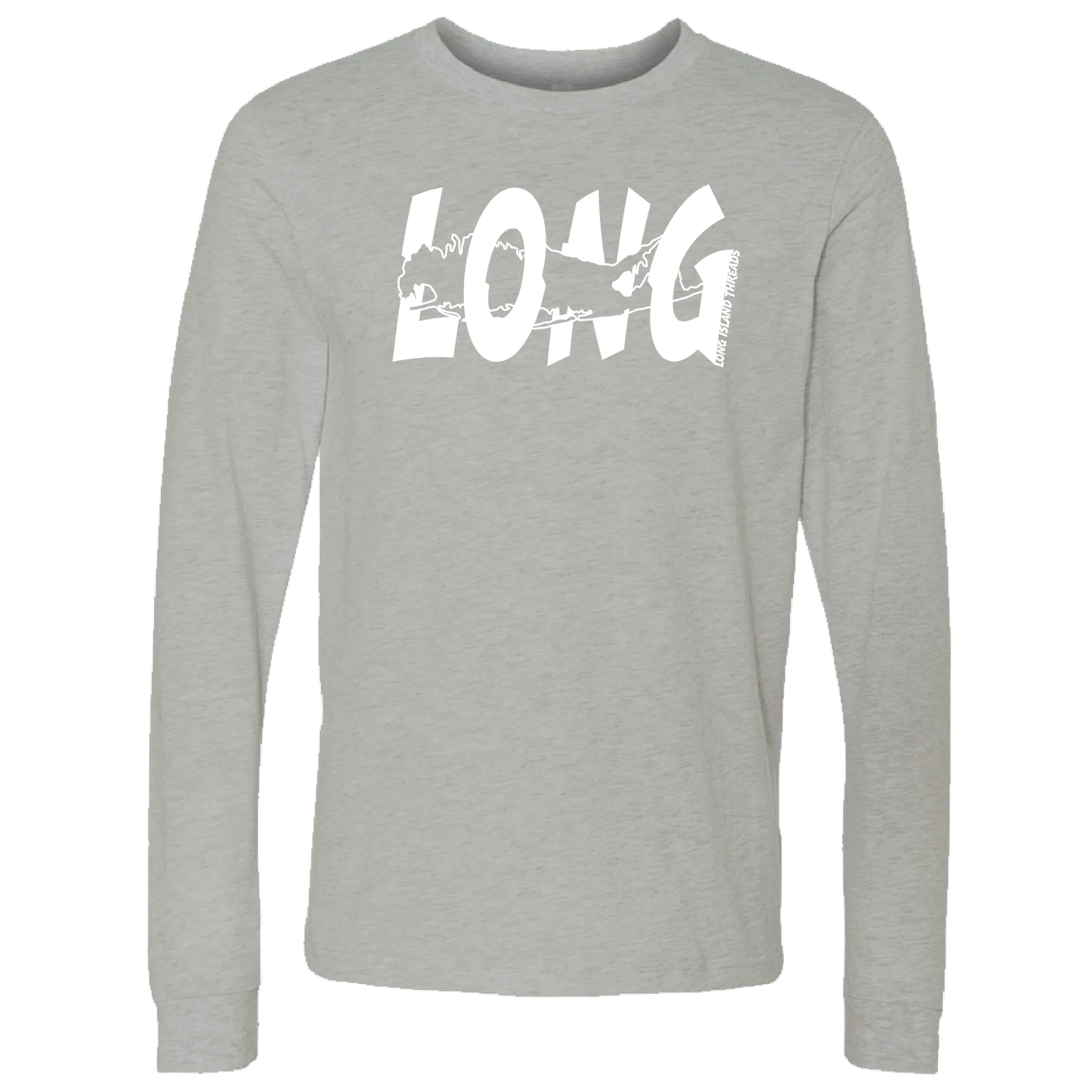 LI Offset Long Sleeve T-Shirt (Heather Stone)