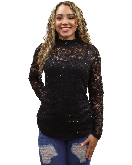 Liberty Wear Collection Tops: Reba Lace and Sequins