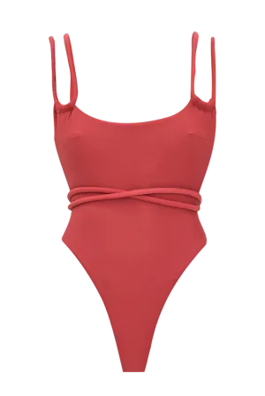 Lima Red One Piece Swimsuit