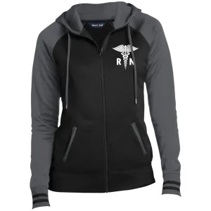 LST236 Ladies' Moisture Wick Full-Zip Hooded Jacket