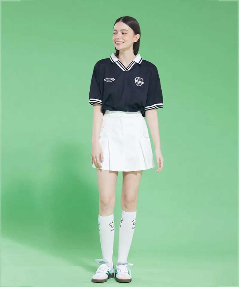 MACKY Golf: Cargo Pop Skirt - White