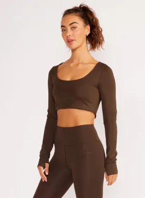 MADISON LS CROP TOP