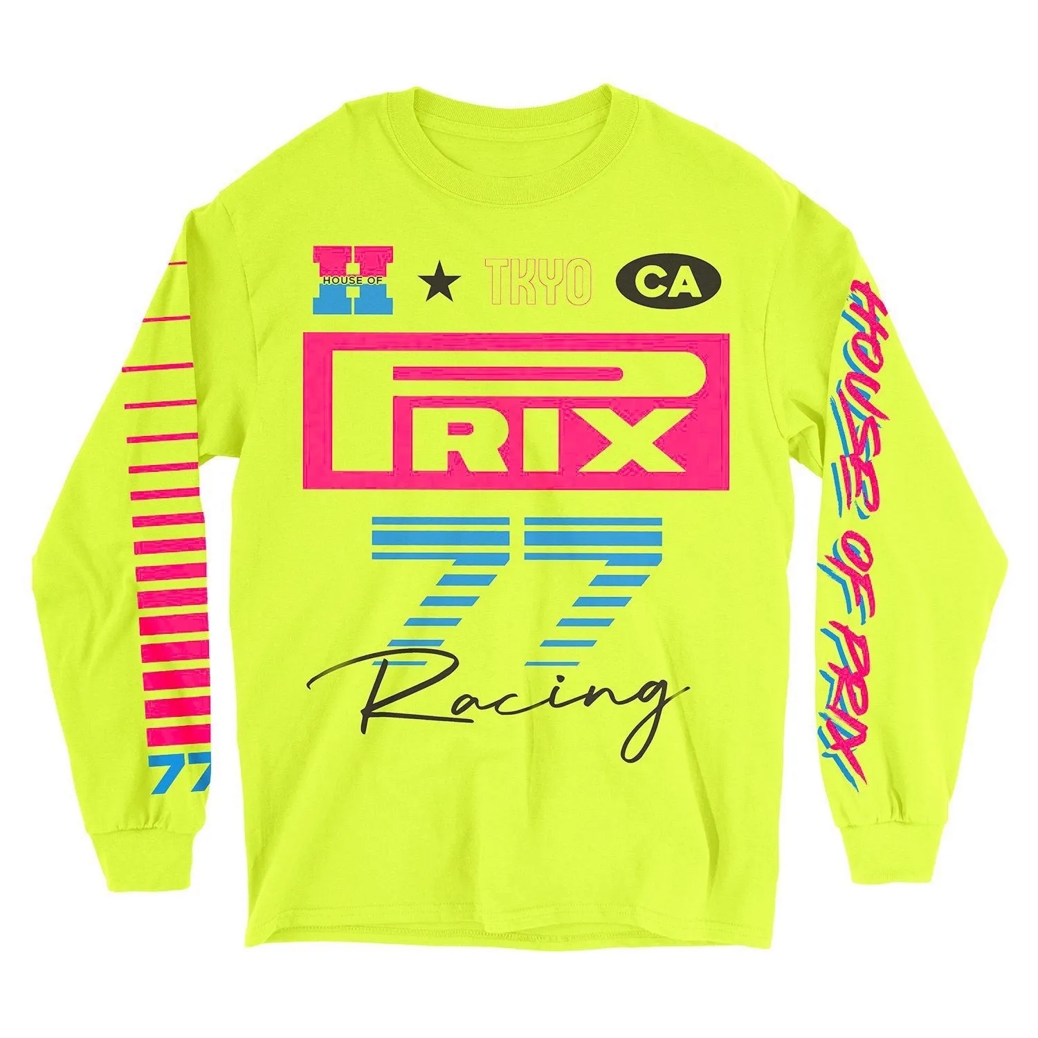 Max Velocity Long Sleeve Tee in Volt