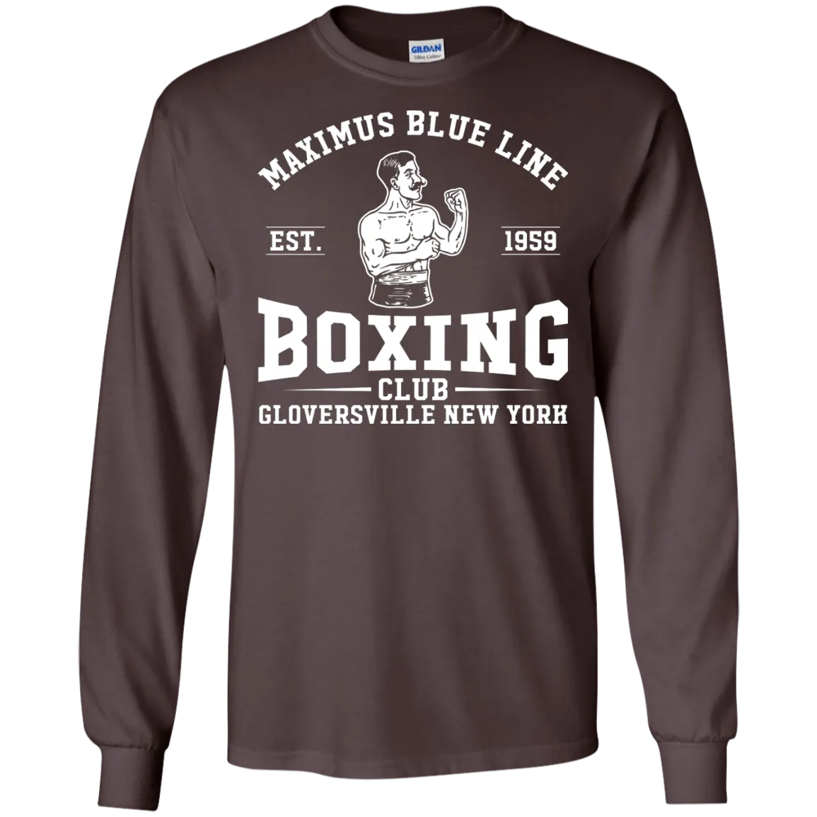 Maximus Blue Line Boxing Club jersey  T-Shirt