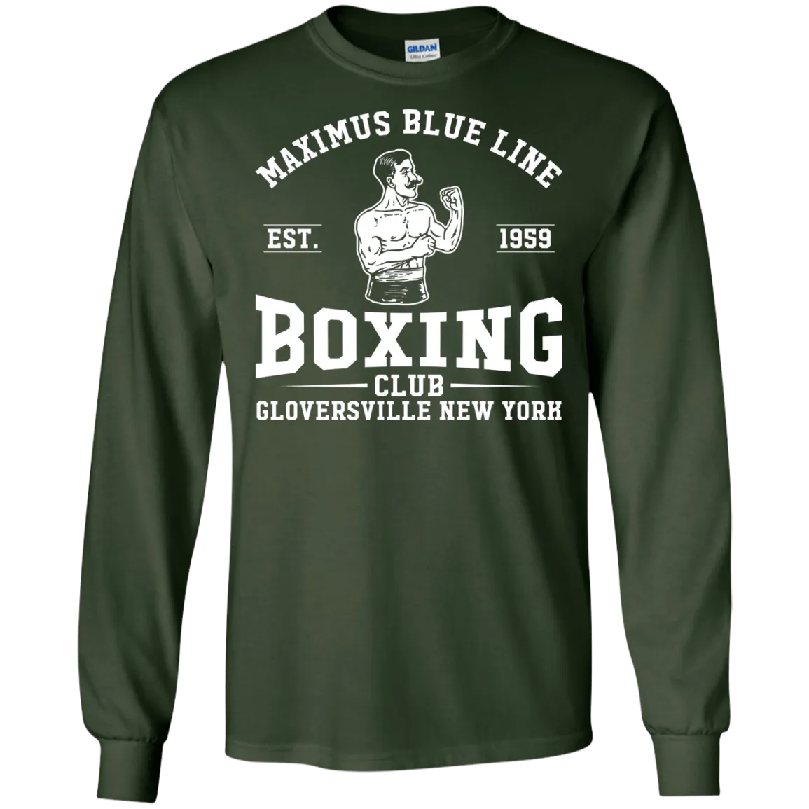 Maximus Blue Line Boxing Club jersey  T-Shirt