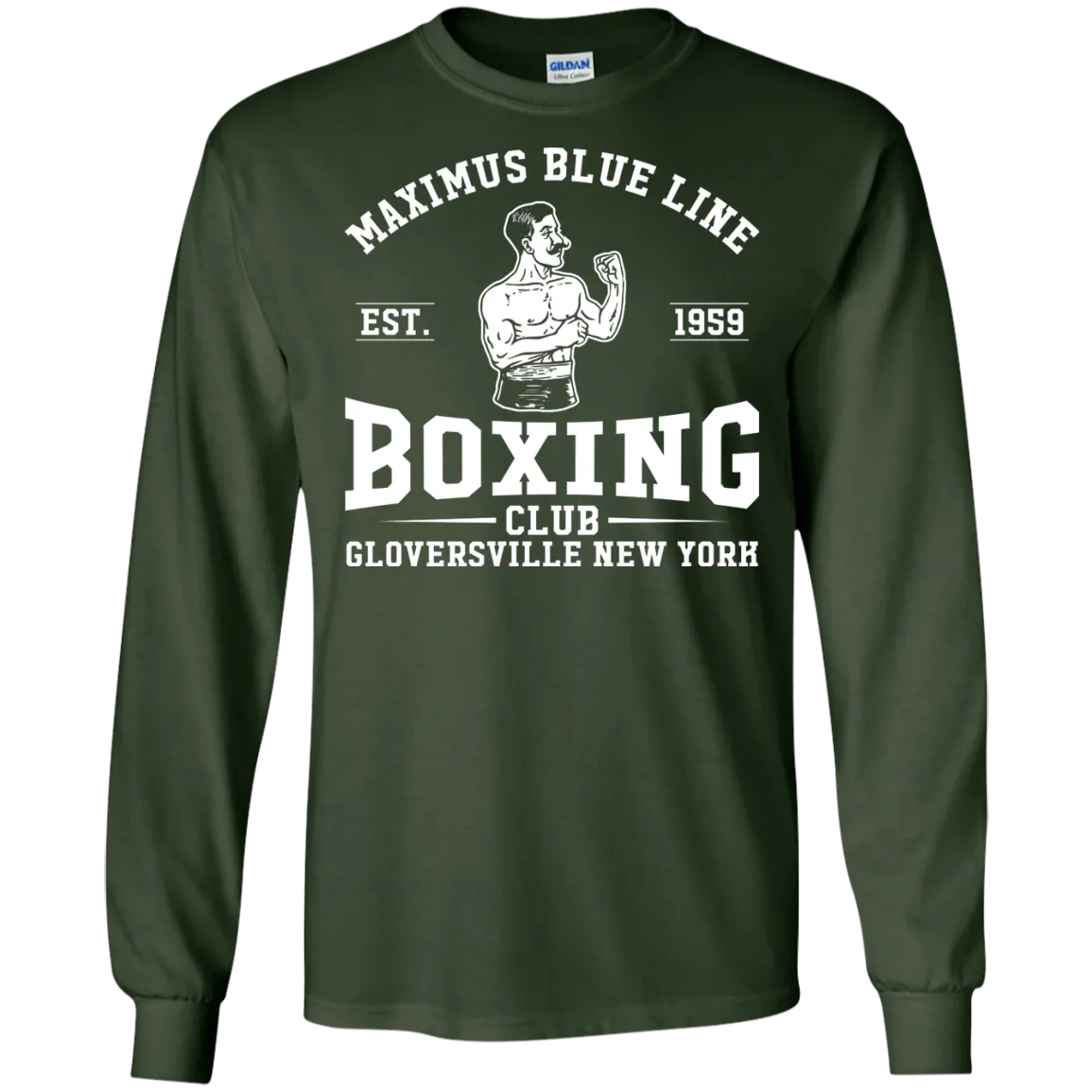 Maximus Blue Line Boxing Club jersey  T-Shirt