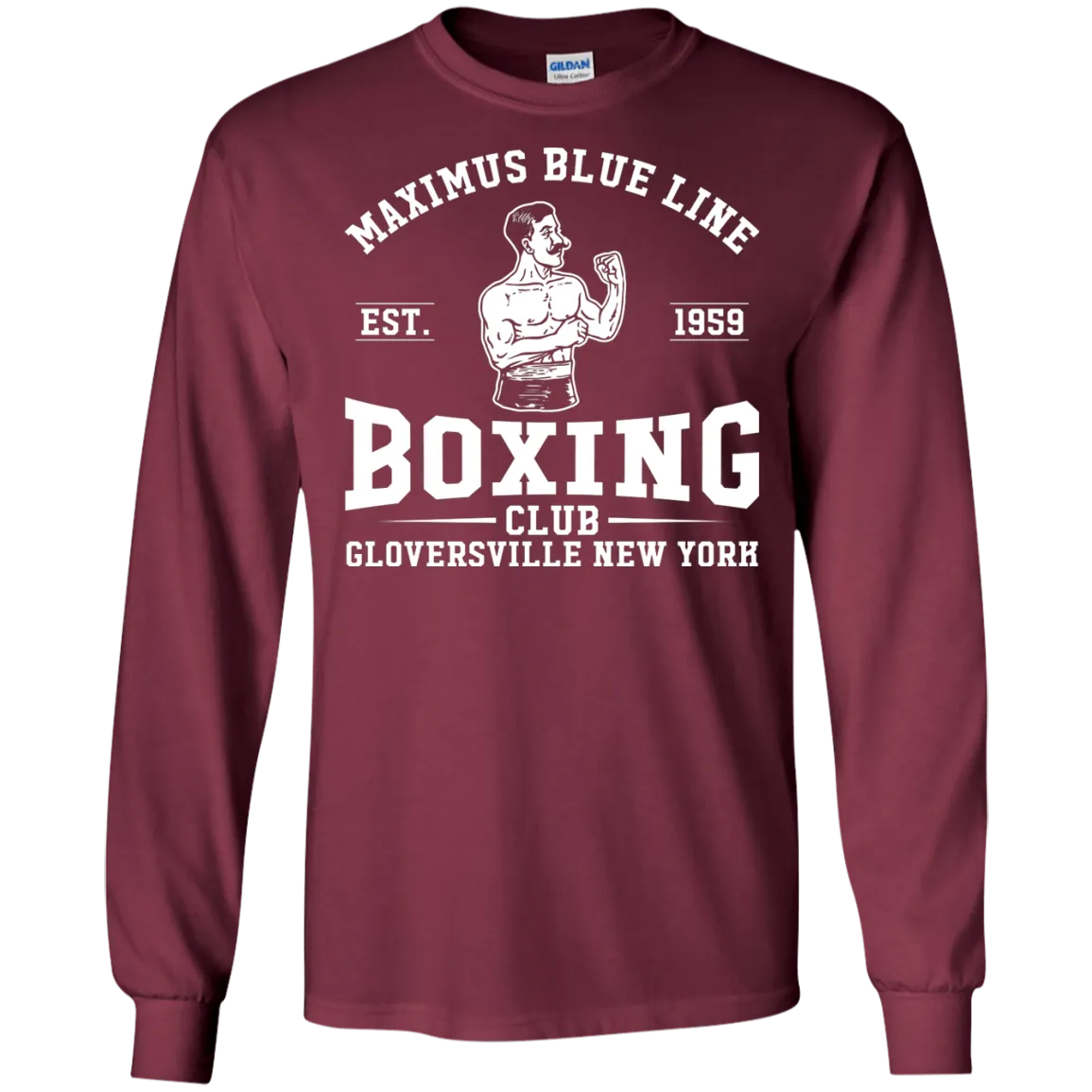 Maximus Blue Line Boxing Club jersey  T-Shirt