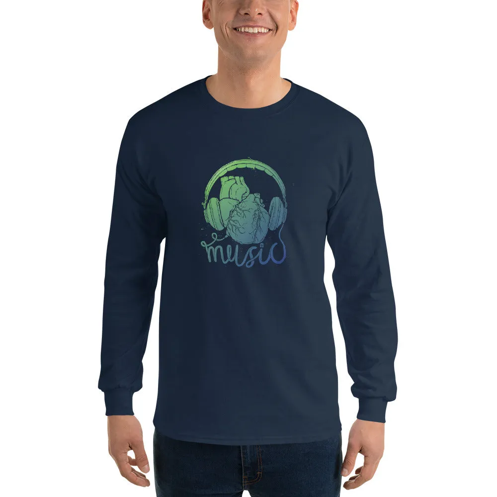 Men's Long Sleeve T-Shirt - Beat of Heart