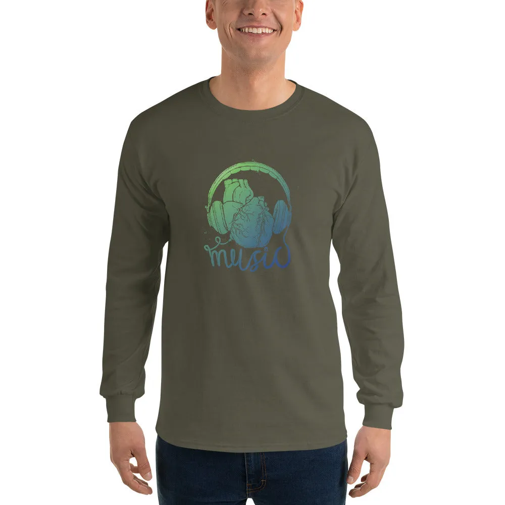 Men's Long Sleeve T-Shirt - Beat of Heart