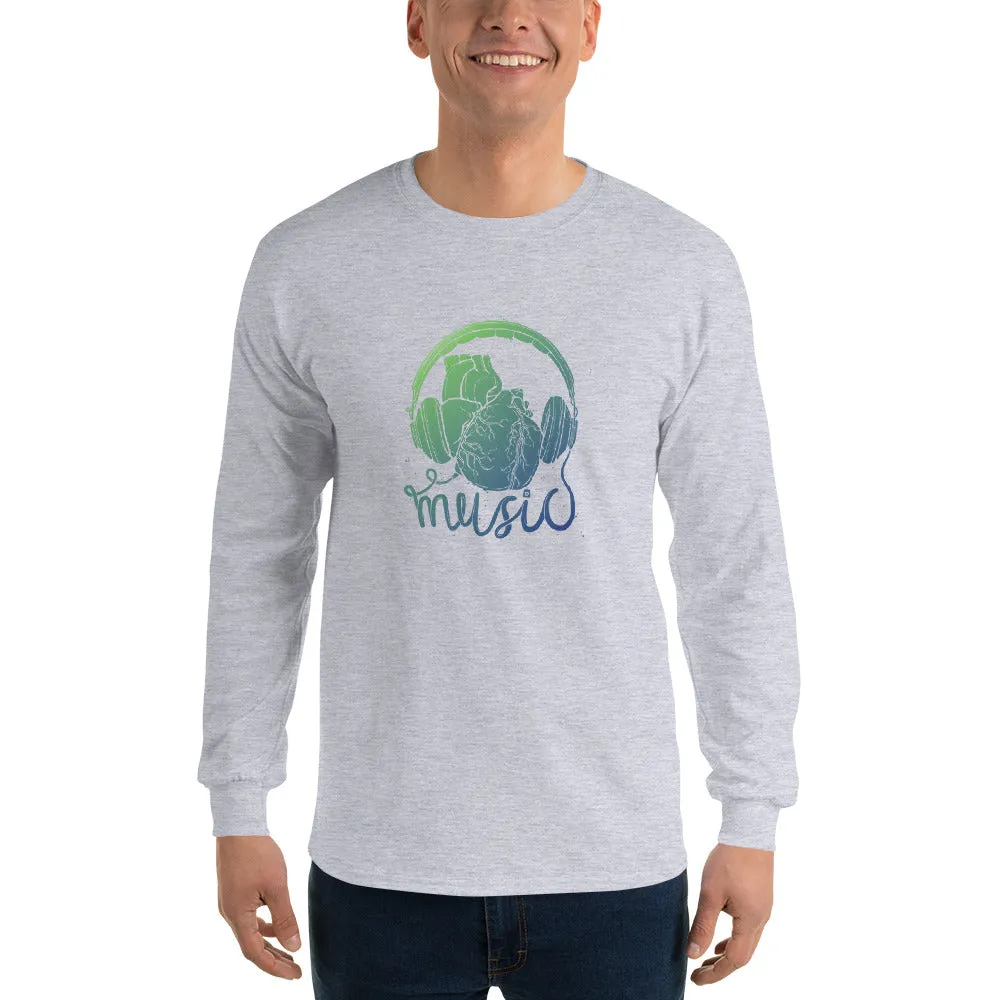 Men's Long Sleeve T-Shirt - Beat of Heart