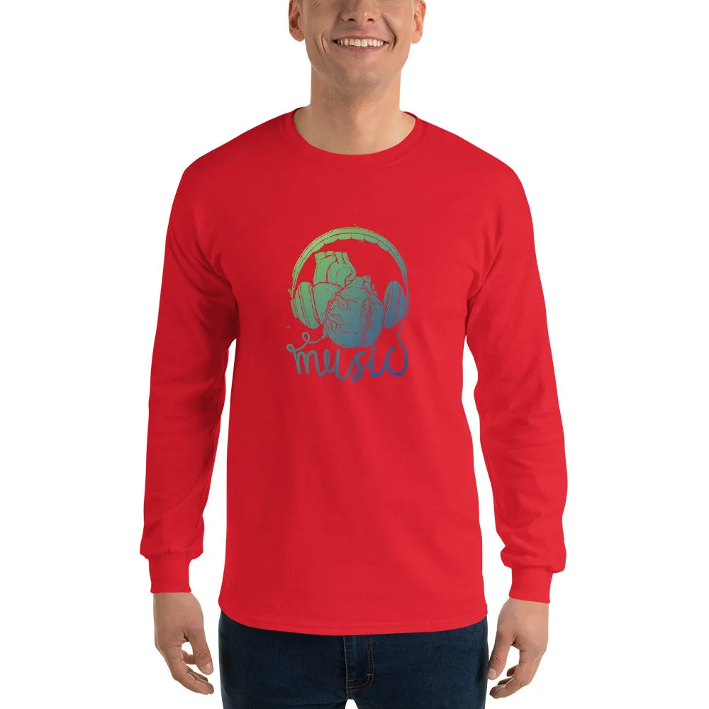 Men's Long Sleeve T-Shirt - Beat of Heart