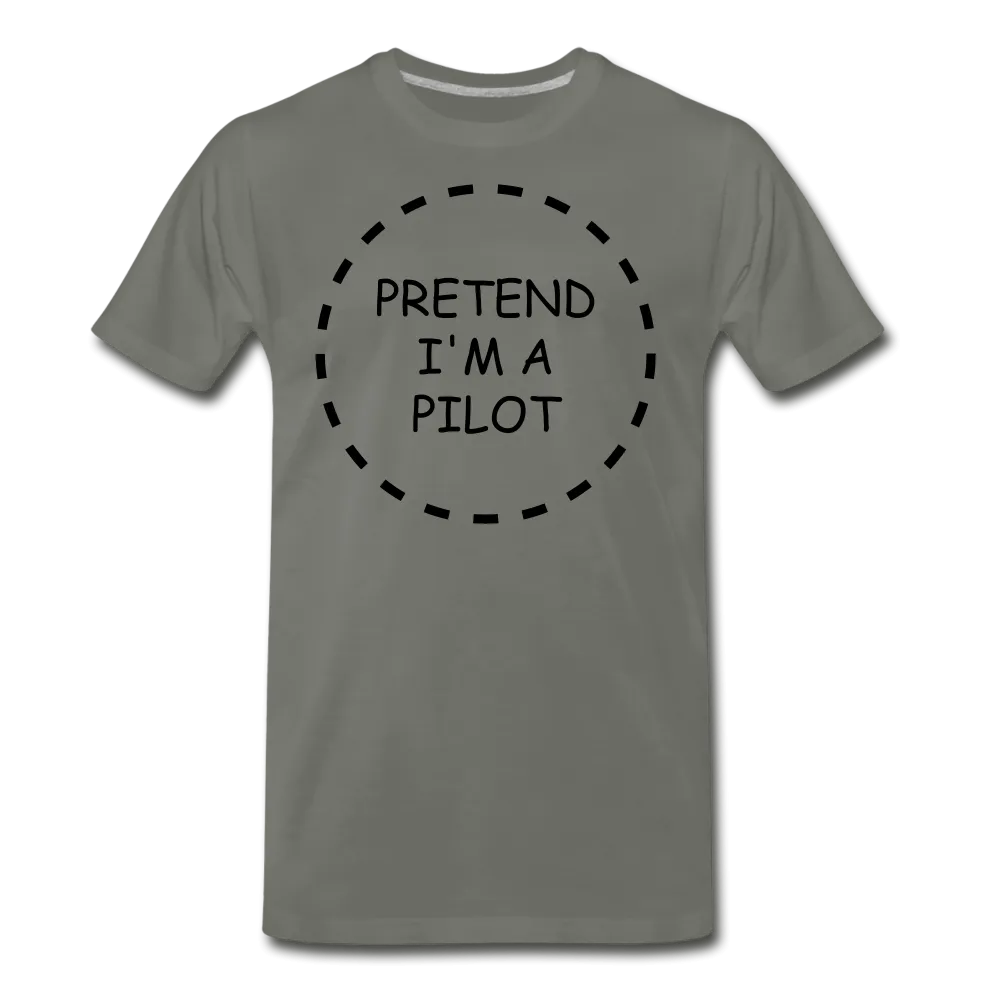 Men's Pretend I'm a Pilot Short Sleeve T-Shirt (More Colors)