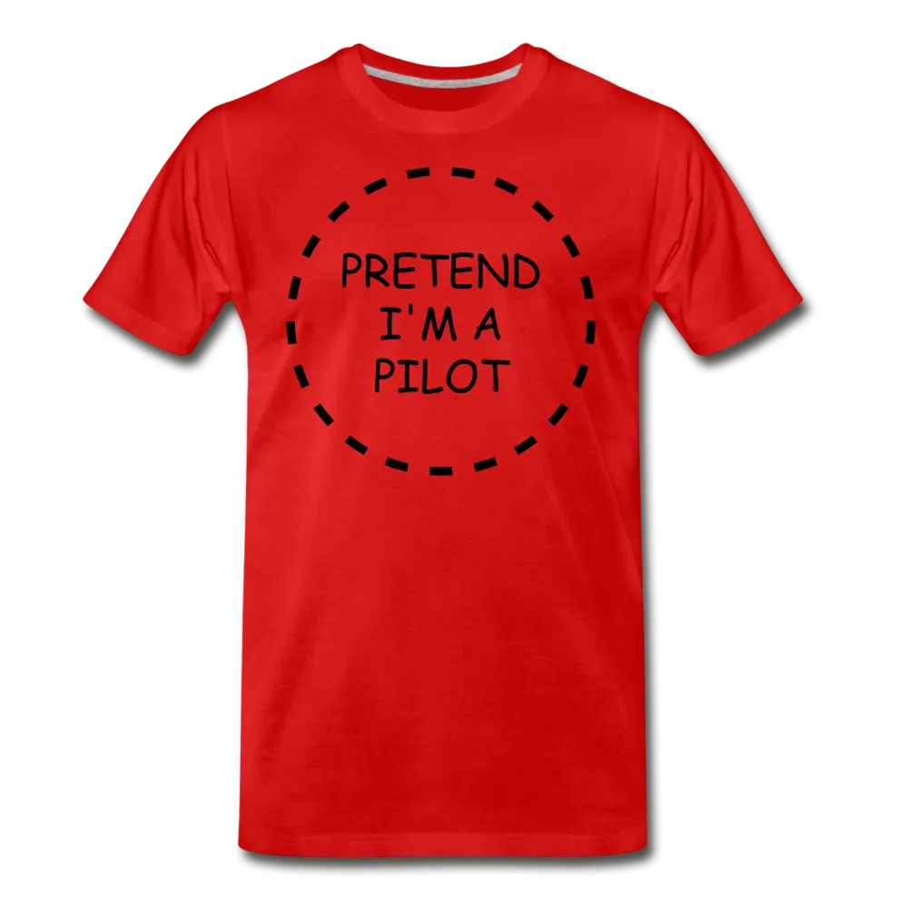 Men's Pretend I'm a Pilot Short Sleeve T-Shirt (More Colors)
