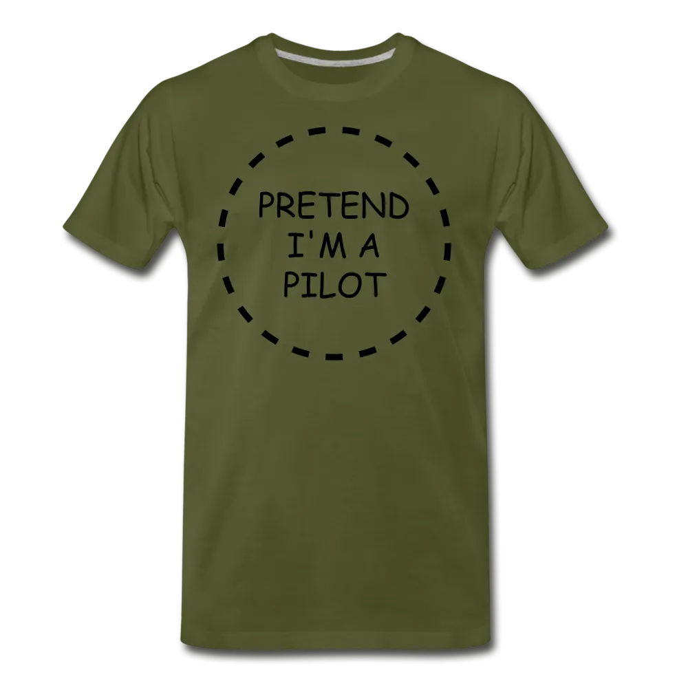 Men's Pretend I'm a Pilot Short Sleeve T-Shirt (More Colors)