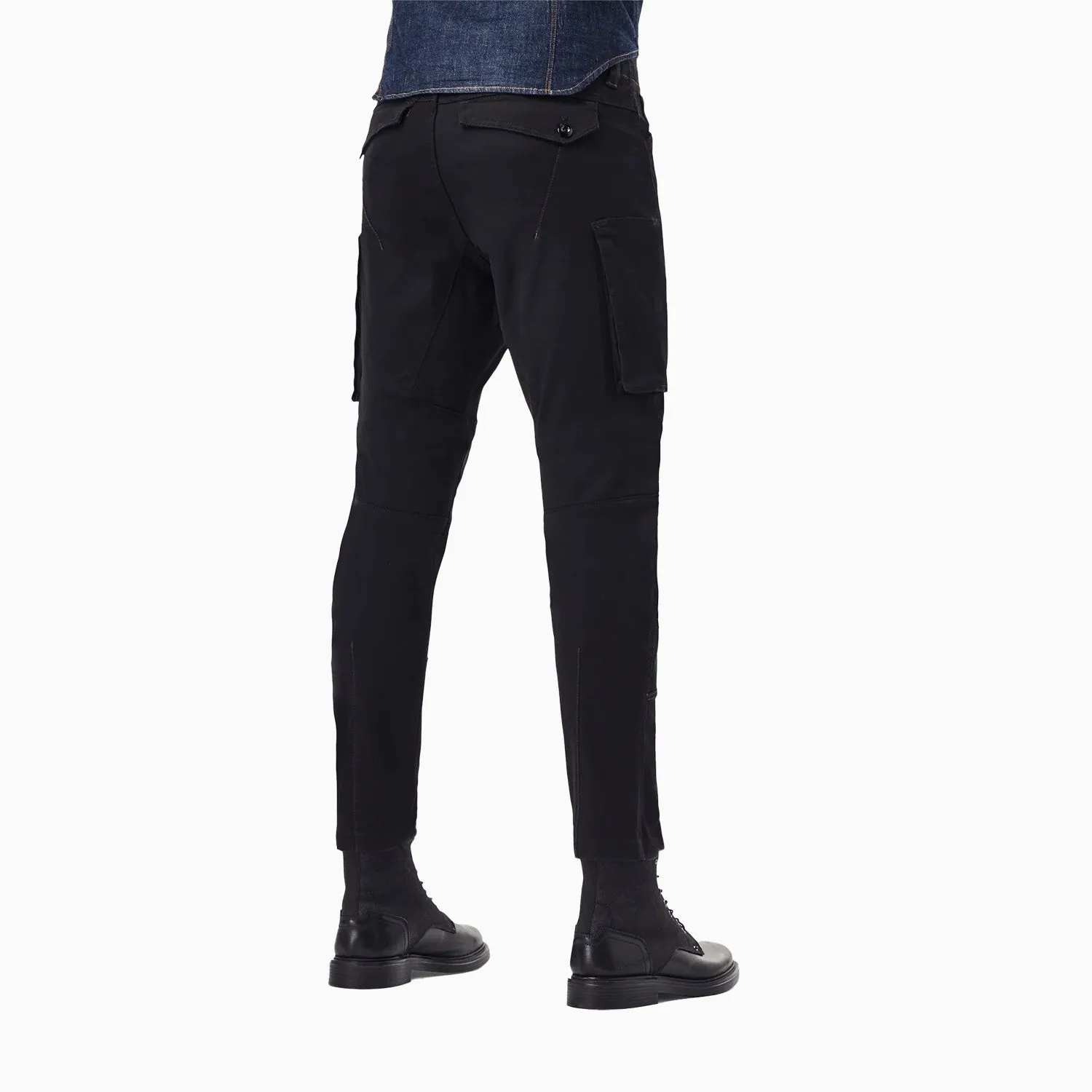 Men's Zip Pocket 3D Skinny Cargo Pants