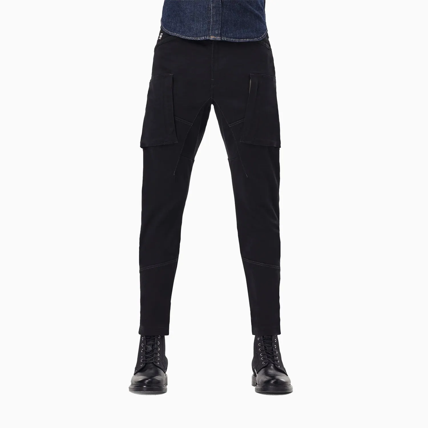 Men's Zip Pocket 3D Skinny Cargo Pants