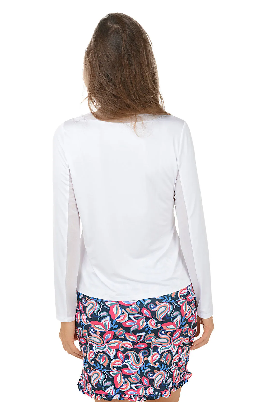 Mesh Scoop Neck UPF50 Sun Shirt