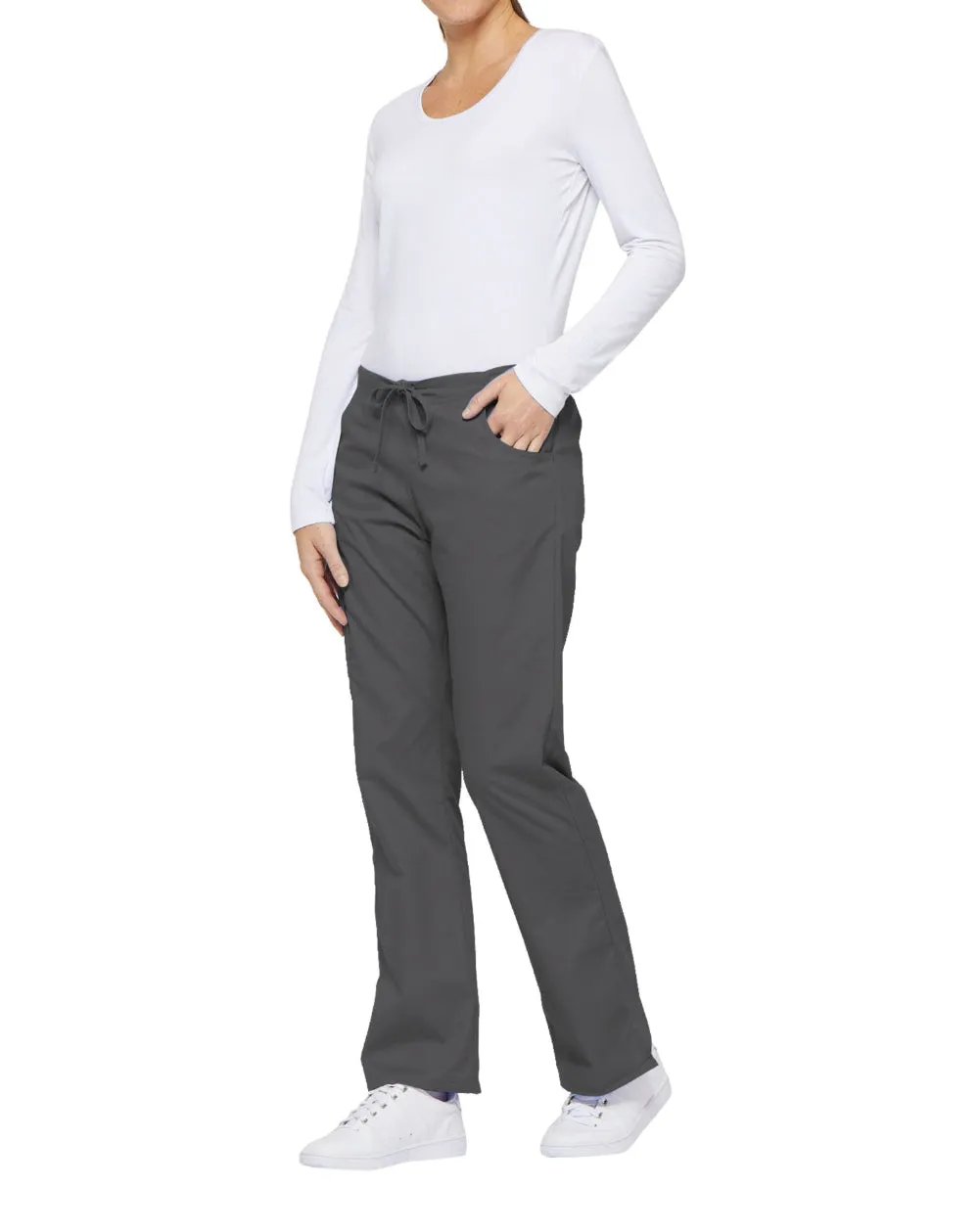 Mid Rise Drawstring Cargo Pant