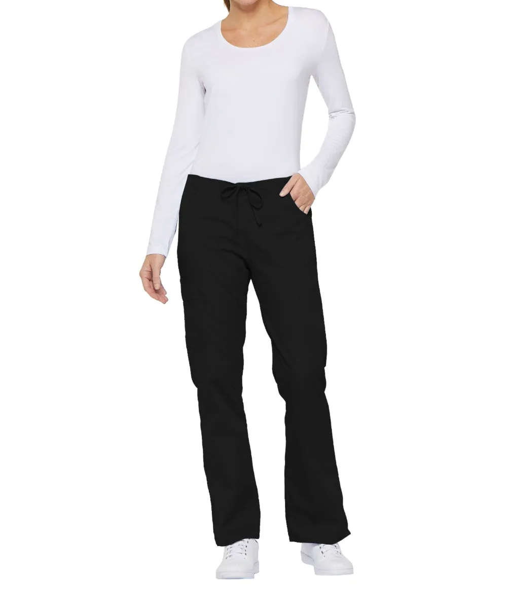 Mid Rise Drawstring Cargo Pant