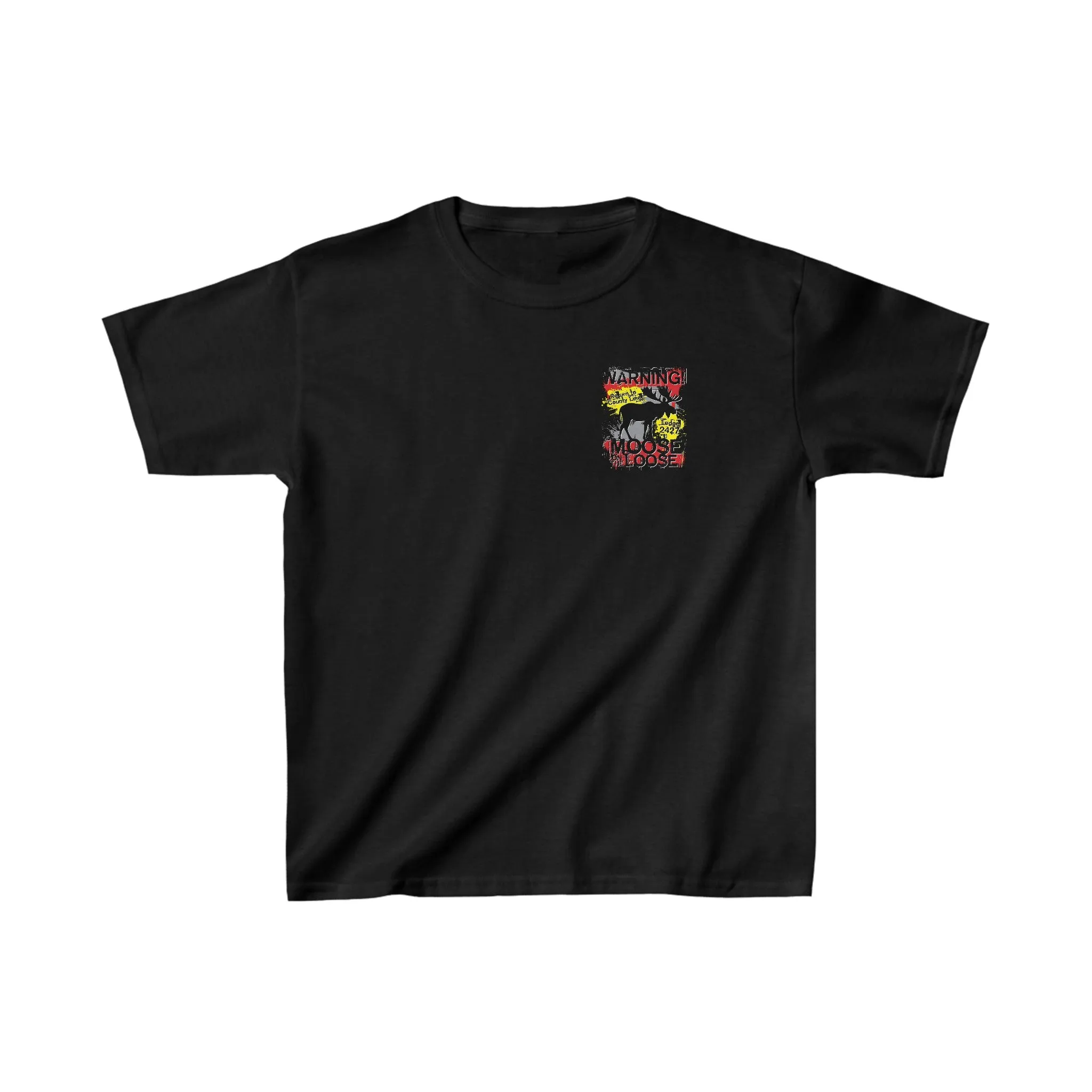 Moose Lodge 2427 - Loose Moose - Youth T-Shirt (Front & Back Print)