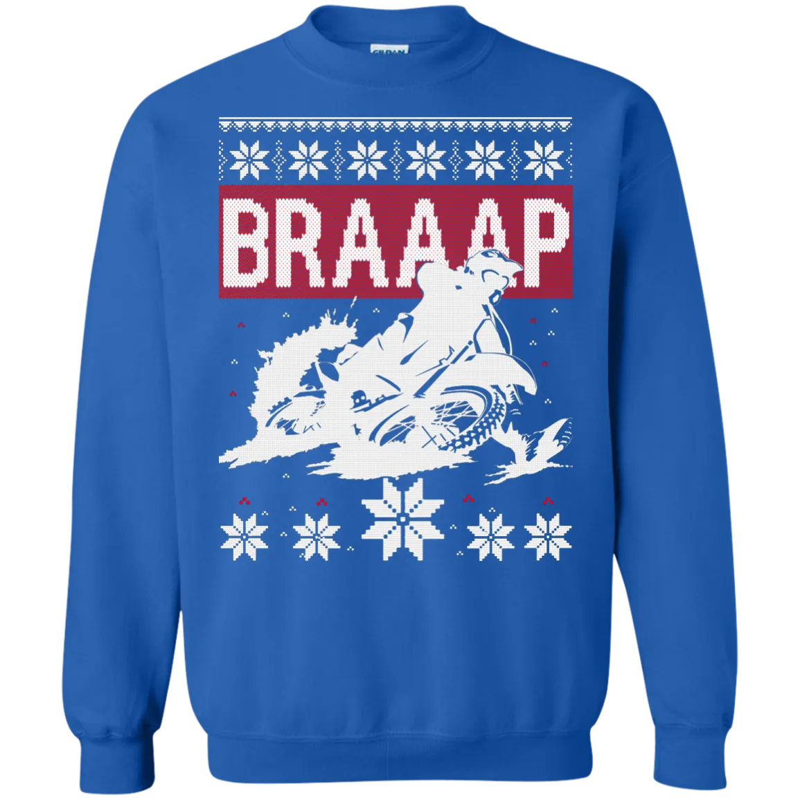 Motocross Braaap Christmas Sweater, Shirt, Hoodie
