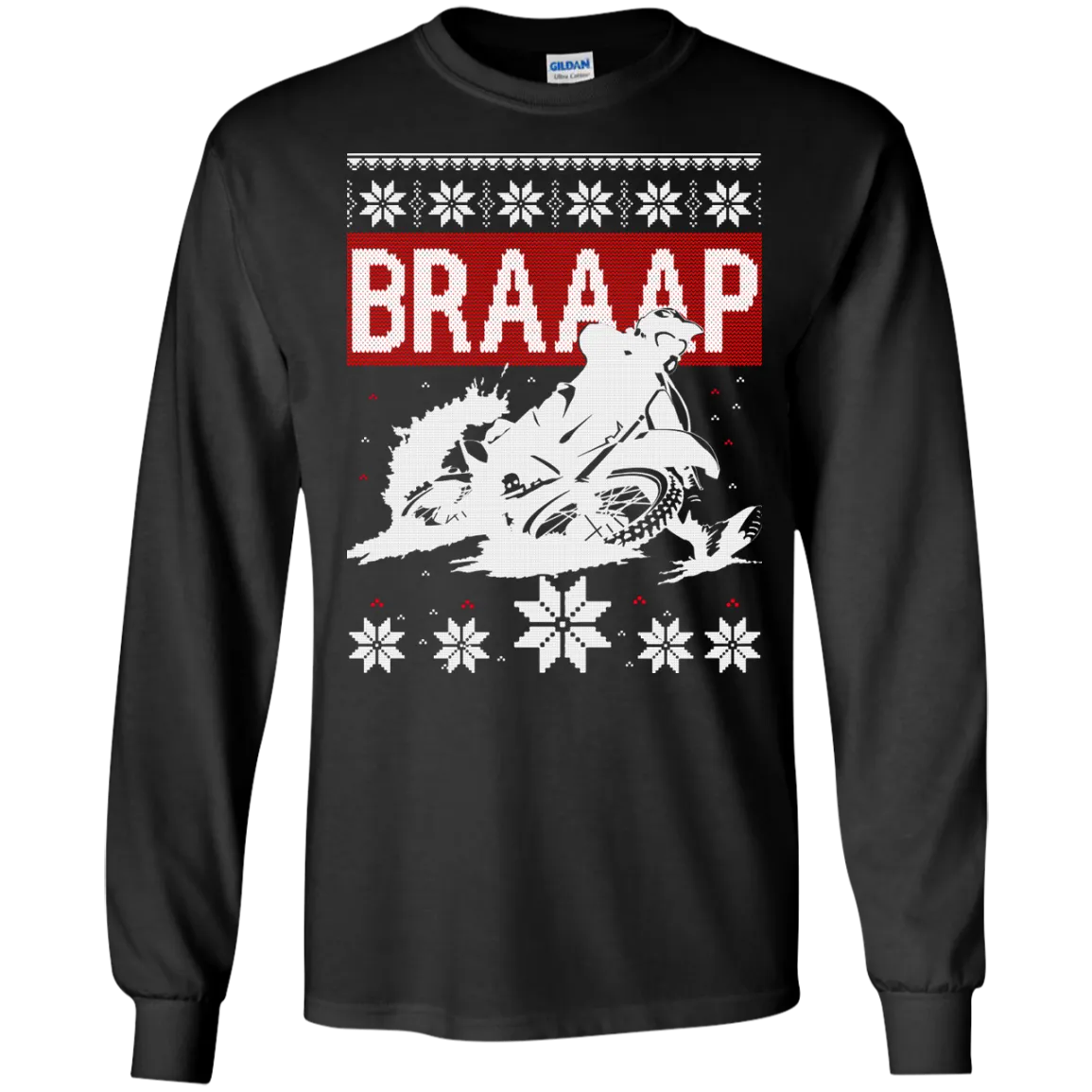 Motocross Braaap Christmas Sweater, Shirt, Hoodie