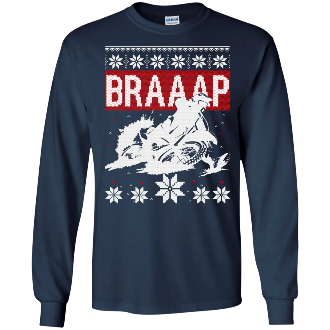 Motocross Braaap Christmas Sweater, Shirt, Hoodie