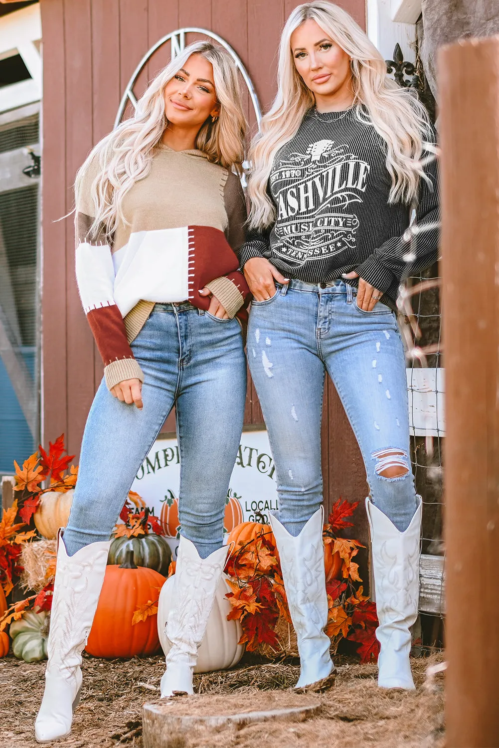 Nashville Music City Corded Graphic Sweatshirt