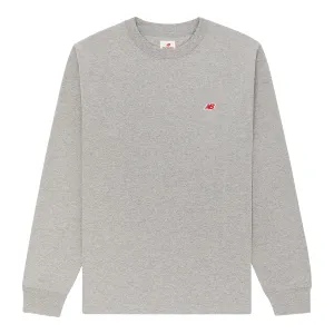 NB USA Core LS Tee MT21542 Grey