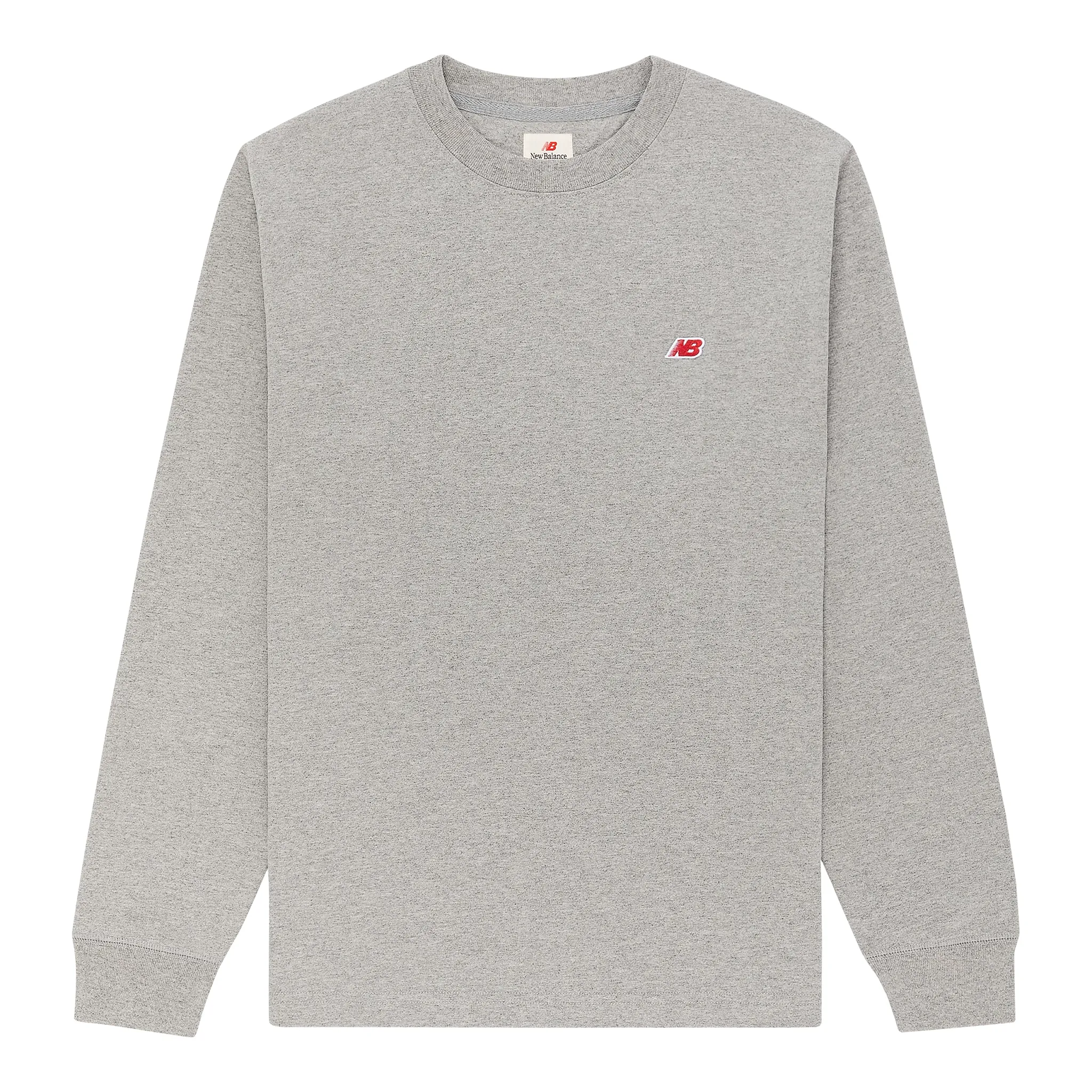 NB USA Core LS Tee MT21542 Grey